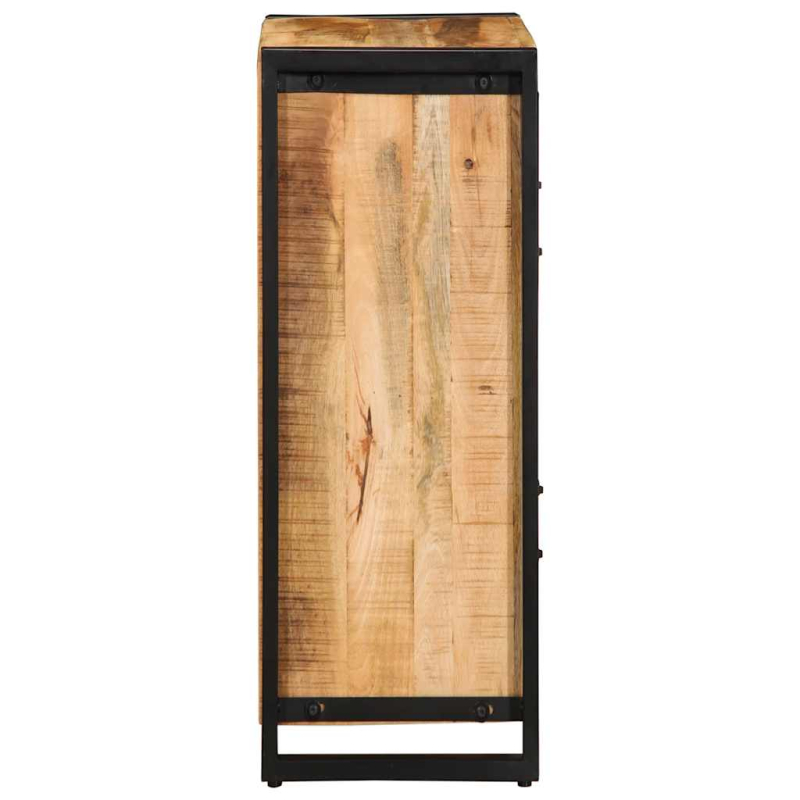 Sideboard 55x35x70 cm Raues Mangoholz