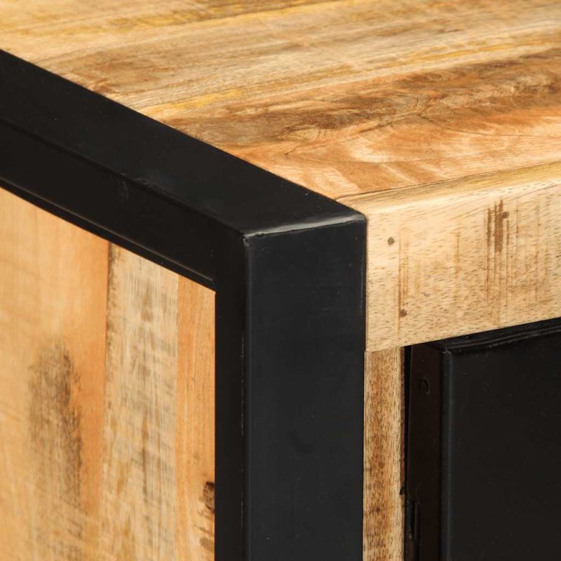 Sideboard 55x35x70 cm Raues Mangoholz
