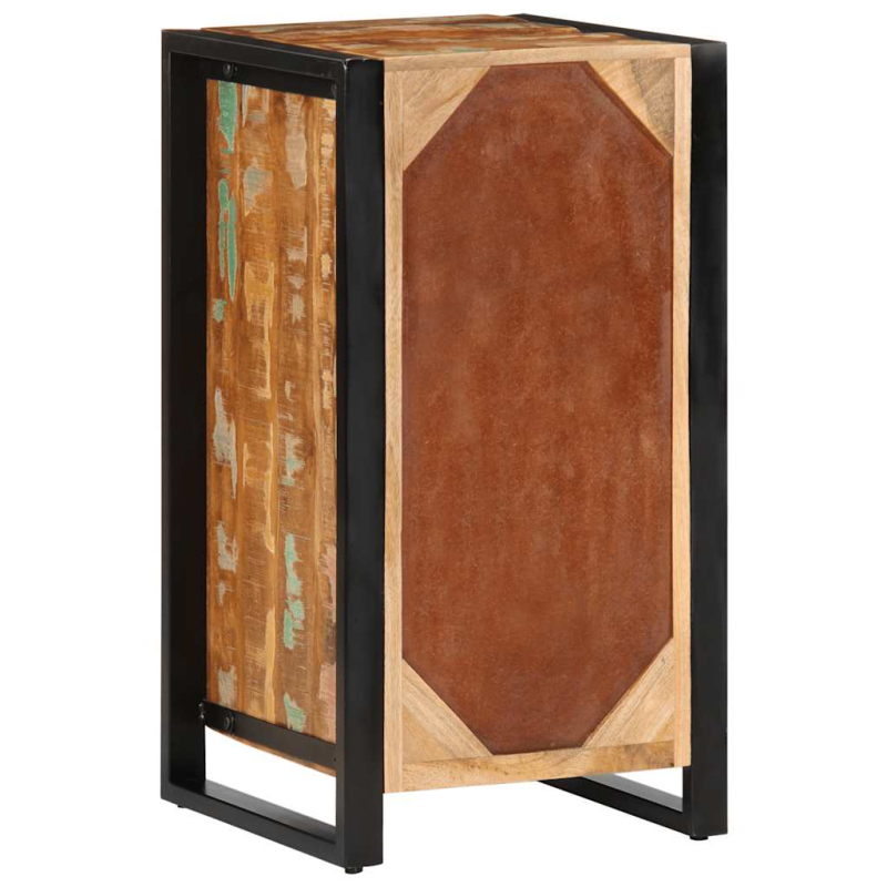 Schubladenschrank Mehrfarbig 40x40x75 cm Altholz Massiv