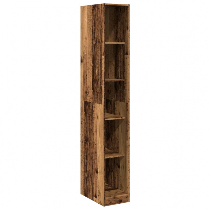 Kleiderschrank Altholz-Optik 30x50x200 cm Holzwerkstoff