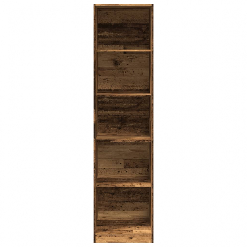 Kleiderschrank Altholz-Optik 50x50x200 cm Holzwerkstoff