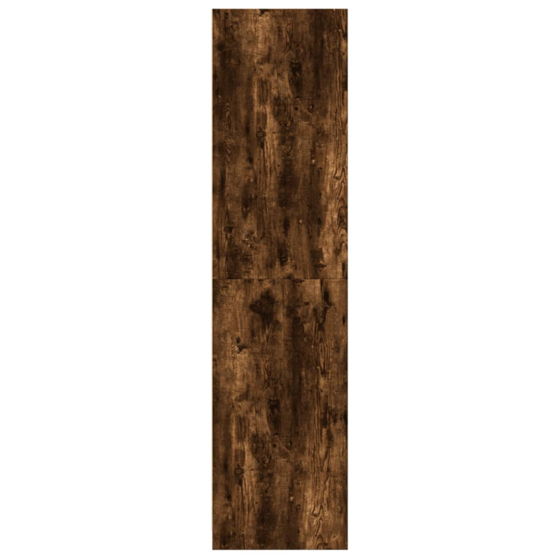 Kleiderschrank Räuchereiche 100x50x200 cm Holzwerkstoff