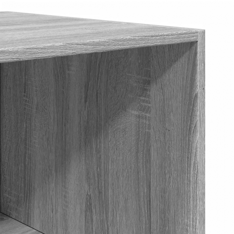 Kleiderschrank Grau Sonoma 100x50x200 cm Holzwerkstoff