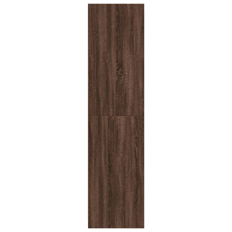 Kleiderschrank Braun Eichen-Optik 30x50x200 cm Holzwerkstoff