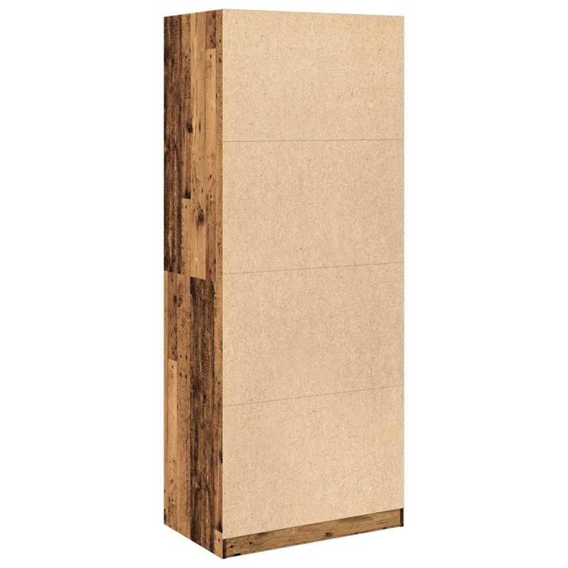 Kleiderschrank Altholz-Optik 80x50x200 cm Holzwerkstoff