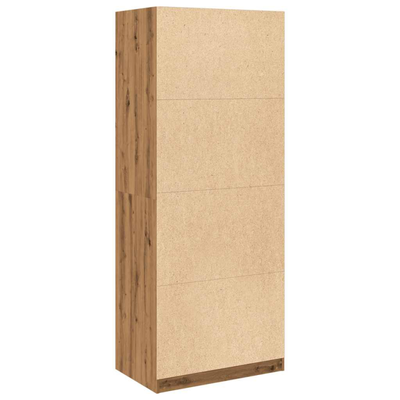 Kleiderschrank Artisan-Eiche 80x50x200 cm Holzwerkstoff