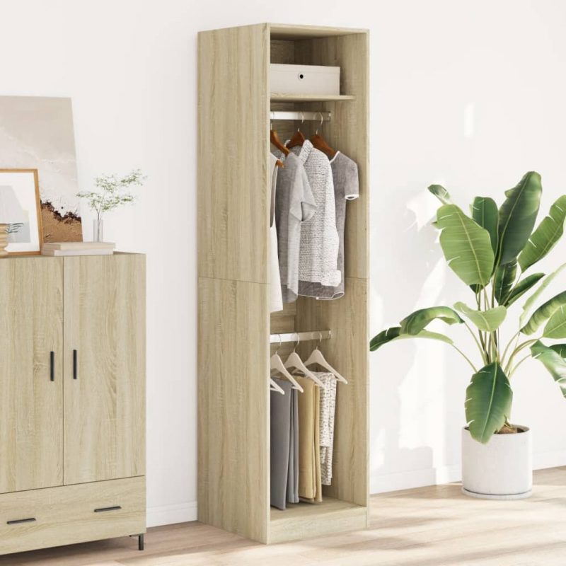 Kleiderschrank Sonoma-Eiche 50x50x200 cm Holzwerkstoff