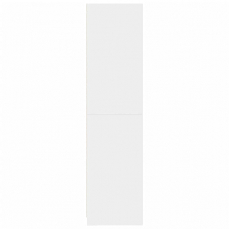 Kleiderschrank Weiß 100x50x200 cm Holzwerkstoff