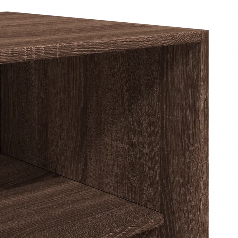 Kleiderschrank Braun Eiche-Optik 100x50x200 cm Holzwerkstoff