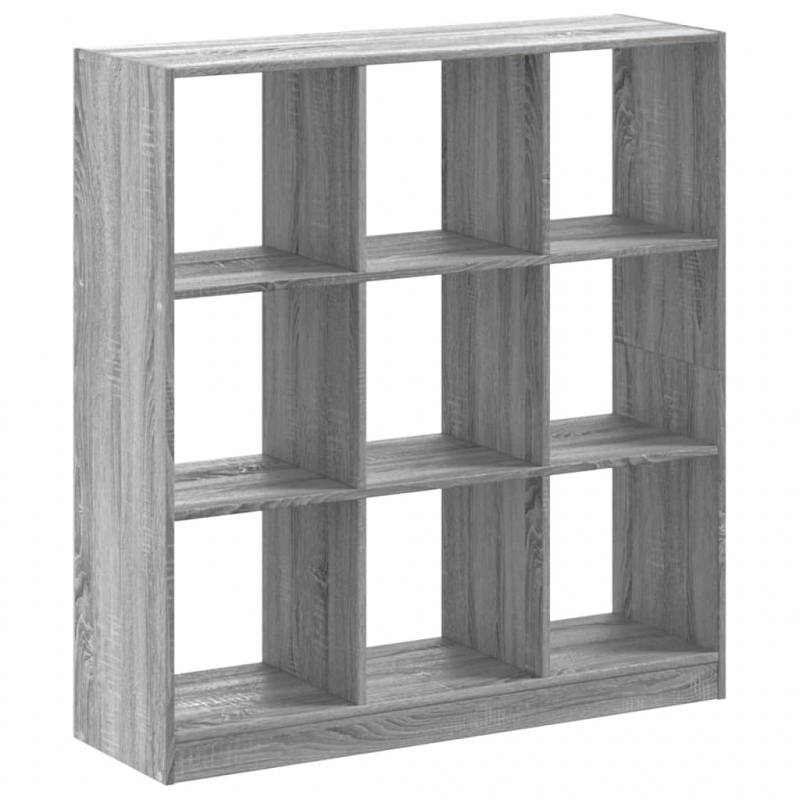 Bücherregal Grau Sonoma 102x32x108 cm Holzwerkstoff