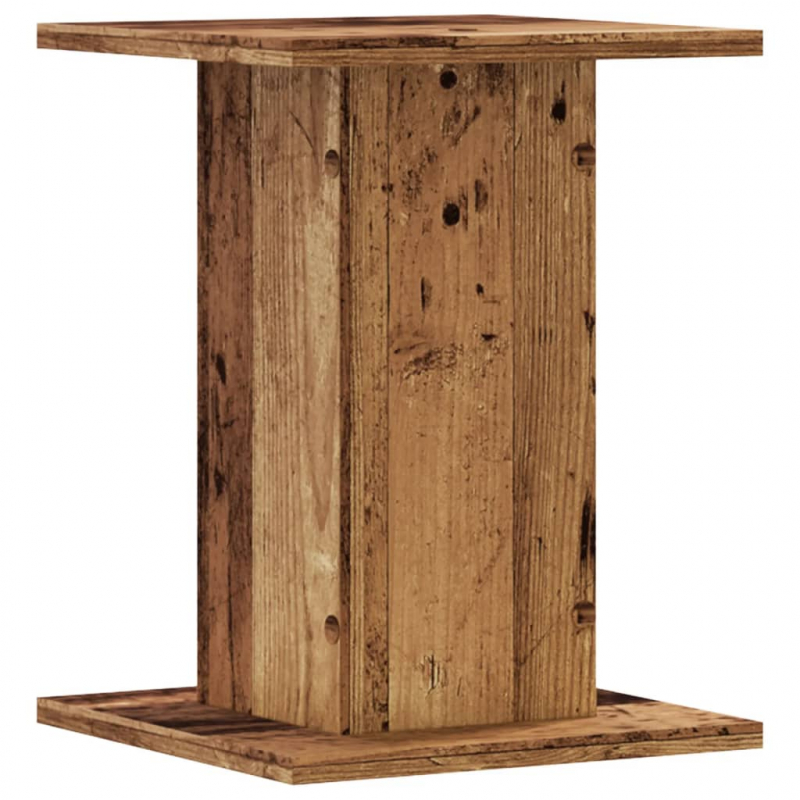 Pflanzenständer 2 Stk. Altholz-Optik 30x30x40 cm Holzwerkstoff