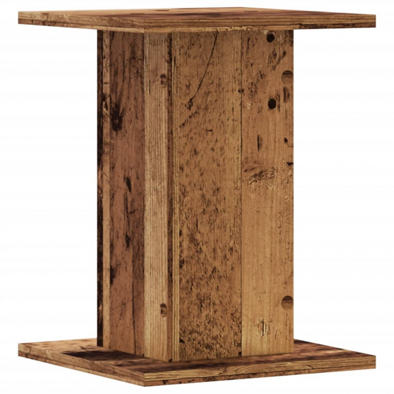Pflanzenständer 2 Stk. Altholz-Optik 30x30x40 cm Holzwerkstoff