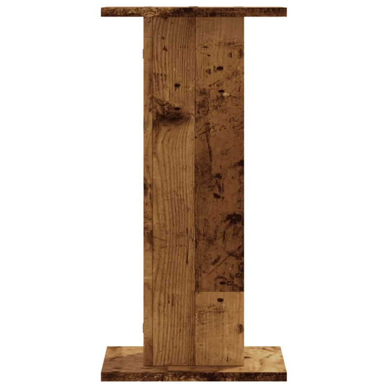Pflanzenständer 2 Stk. Altholz-Optik 30x30x60 cm Holzwerkstoff