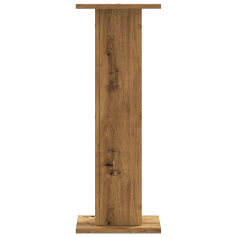 Pflanzenständer 2 Stk. Artisan-Eiche 30x30x80 cm Holzwerkstoff