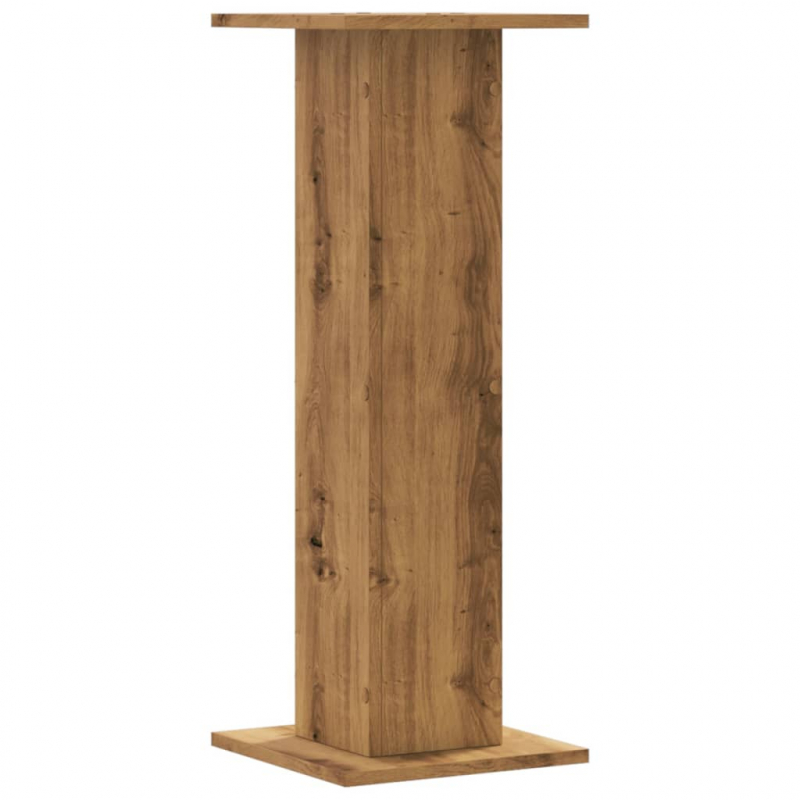 Pflanzenständer 2 Stk. Artisan-Eiche 30x30x80 cm Holzwerkstoff