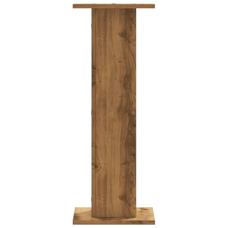 Pflanzenständer 2 Stk. Artisan-Eiche 30x30x80 cm Holzwerkstoff