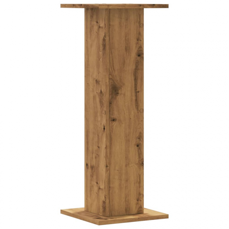 Pflanzenständer 2 Stk. Artisan-Eiche 30x30x80 cm Holzwerkstoff