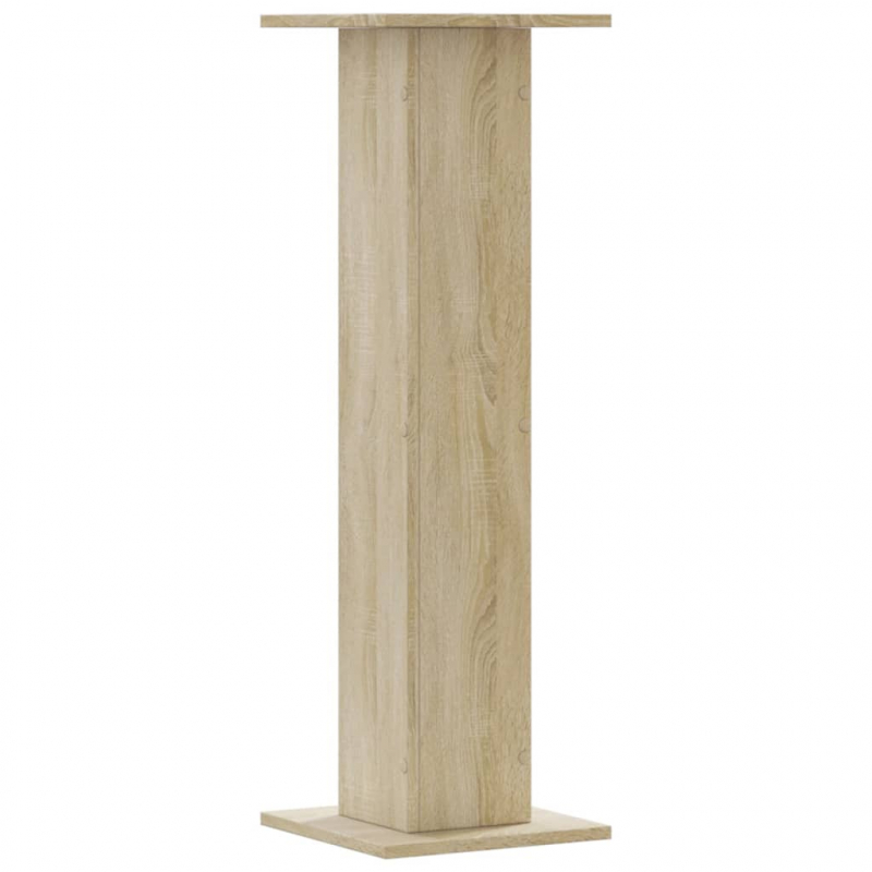 Pflanzenständer 2 Stk. Sonoma-Eiche 30x30x95 cm Holzwerkstoff