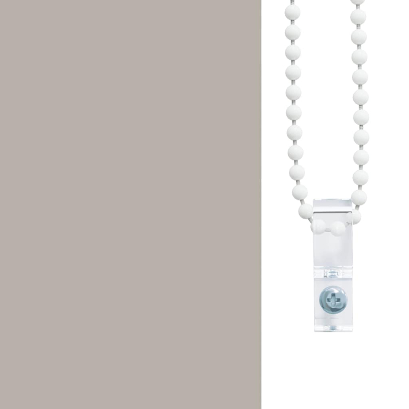 Zebrarollo Hellgrau 105x150cm Stoffbreite 100,9 cm Polyester