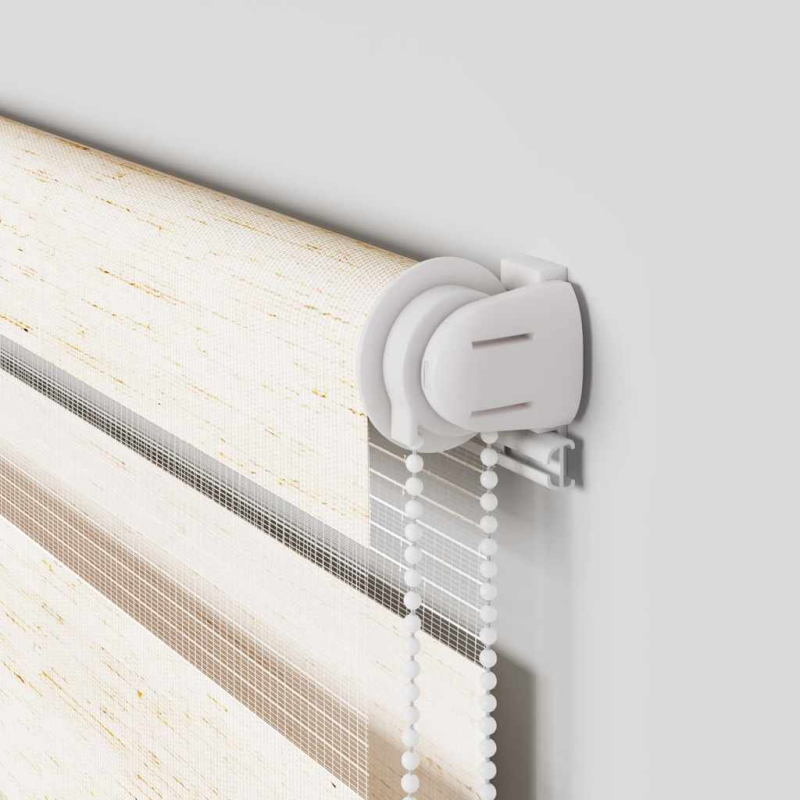 Zebrarollo Marmorbeige 85x100 cm Stoffbreite 80,9 cm Polyester