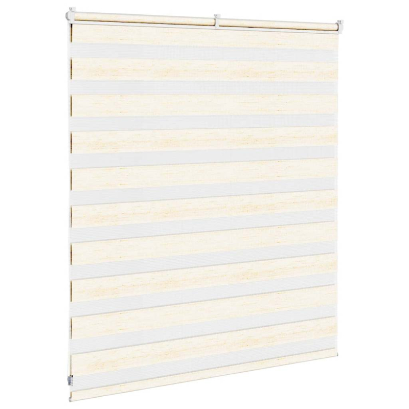 Zebrarollo Marmorbeige 135x100cm Stoffbreite 130,9 cm Polyester