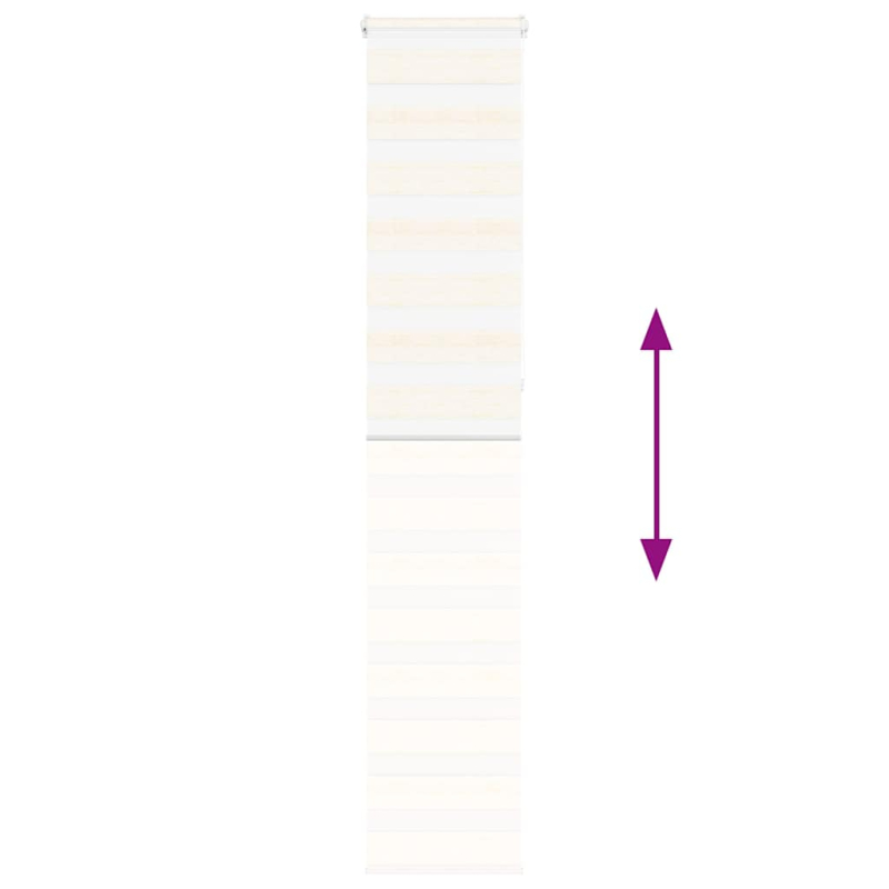 Zebrarollo Marmorbeige 45x230 cm Stoffbreite 40,9 cm Polyester