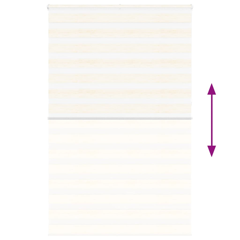 Zebrarollo Marmorbeige 140x230cm Stoffbreite 135,9 cm Polyester