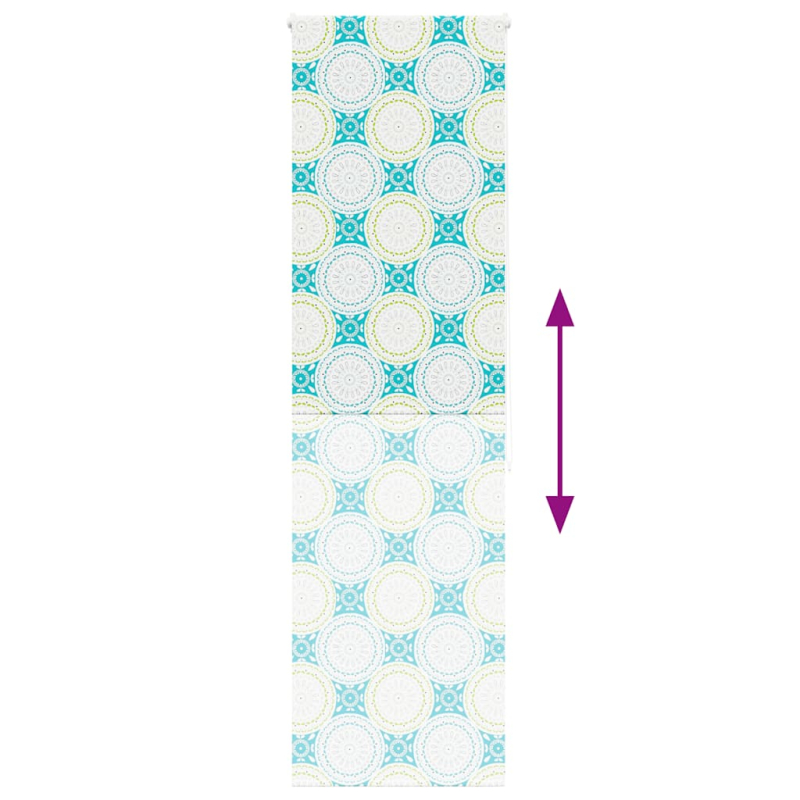 Duschrollo 70x240 cm Stoffbreite 66 cm