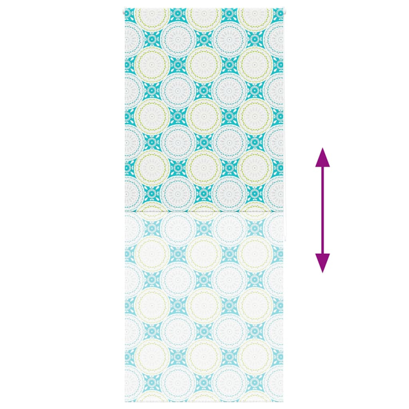 Duschrollo 100x240 cm Stoffbreite 96 cm