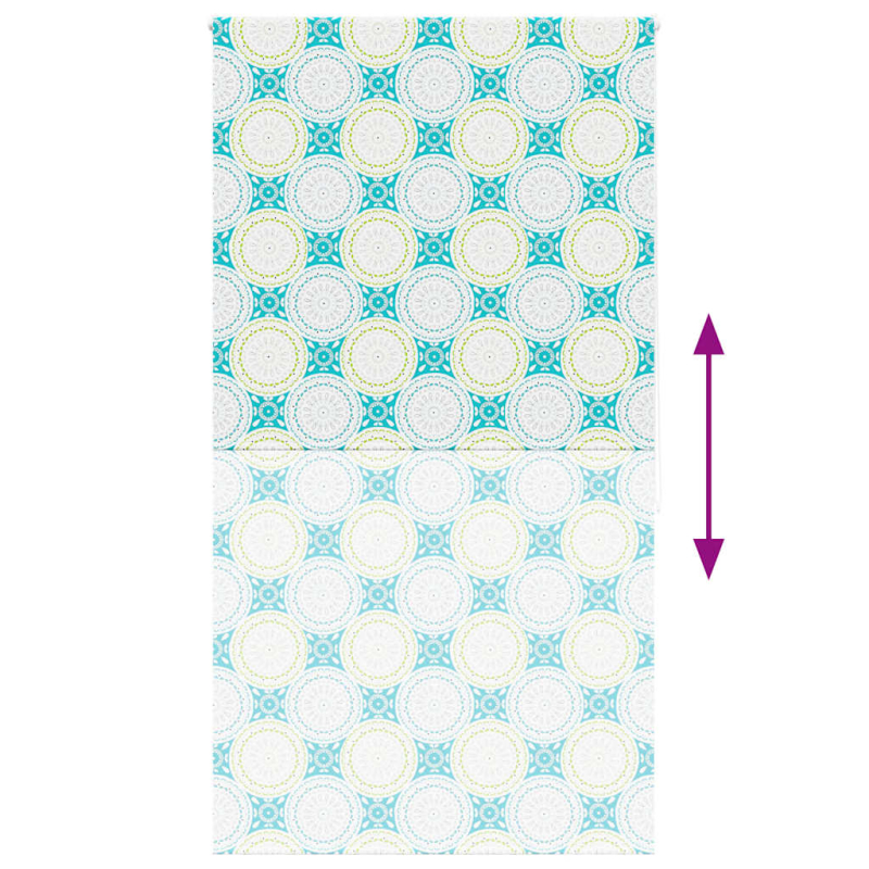 Duschrollo 120x240 cm Stoffbreite 116 cm