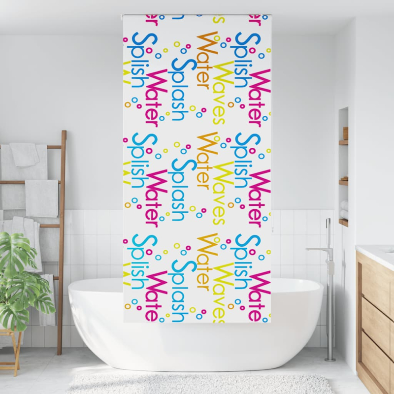 Duschrollo 110x240 cm Stoffbreite 106 cm