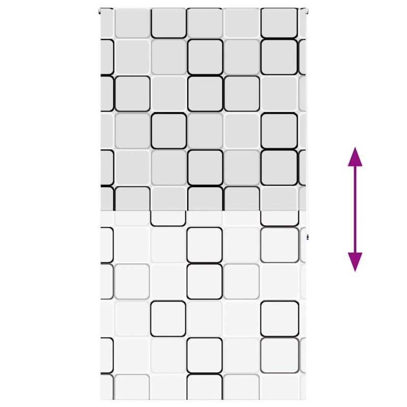 Duschrollo 130x240 cm Stoffbreite 126 cm