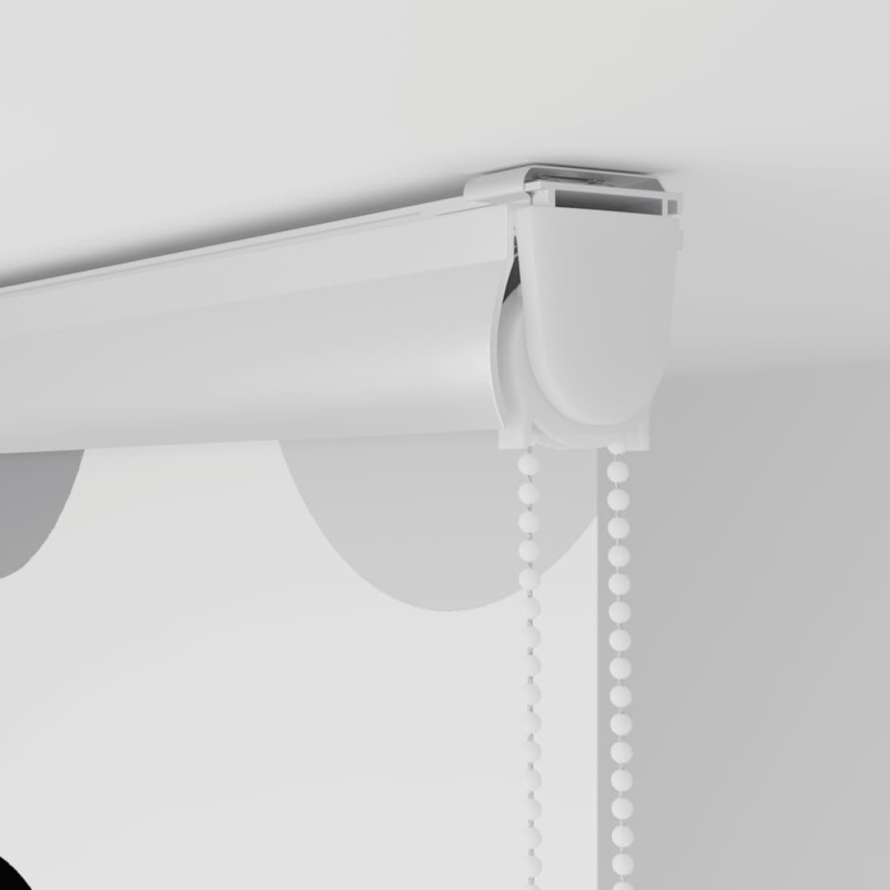 Duschrollo mit Kassette 90x240 cm Stoffbreite 86 cm