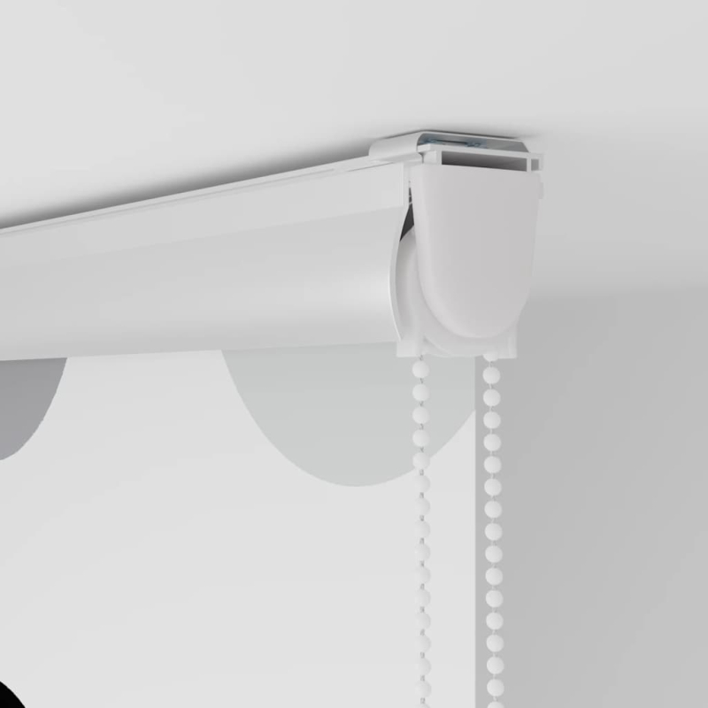 Duschrollo mit Kassette 110x240 cm Stoffbreite 106 cm