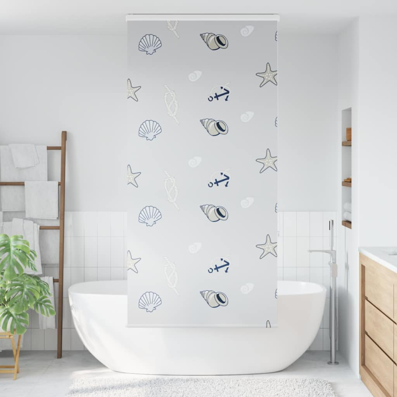 Duschrollo mit Kassette 110x240 cm Stoffbreite 106 cm