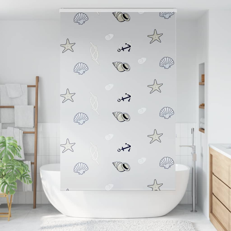 Duschrollo mit Kassette 120x240 cm Stoffbreite 116 cm