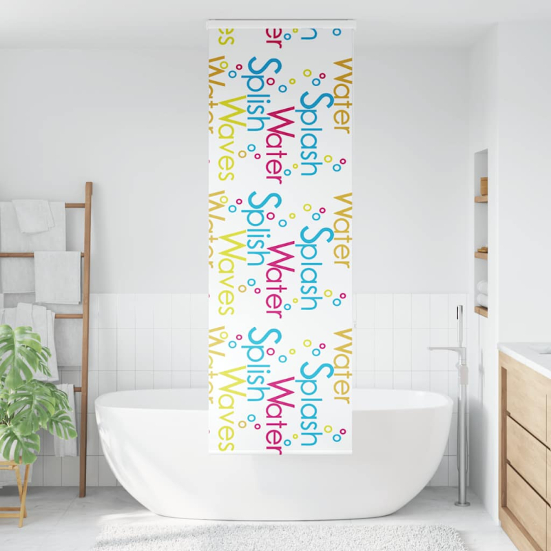 Duschrollo mit Kassette 70x240 cm Stoffbreite 66 cm