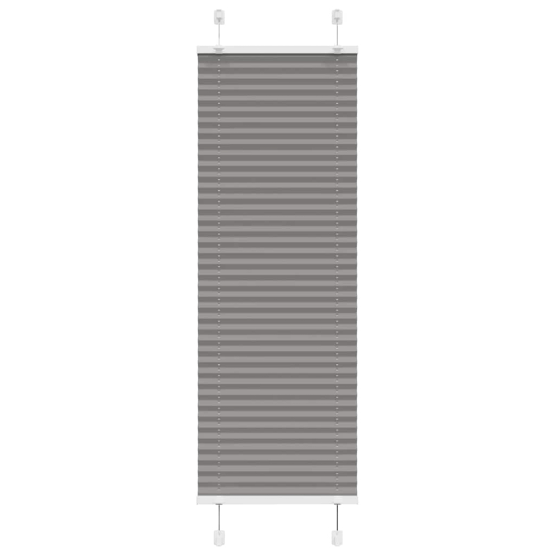 Plissee Anthrazit 40x100 cm Stoffbreite 39,4 cm Polyester