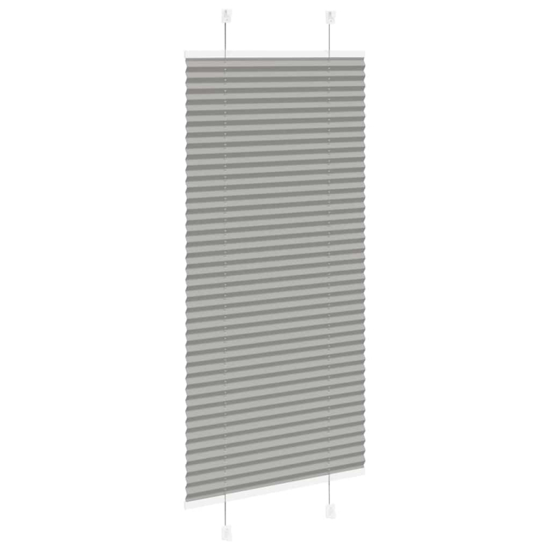 Plissee Anthrazit 65x150 cm Stoffbreite 64,4 cm Polyester