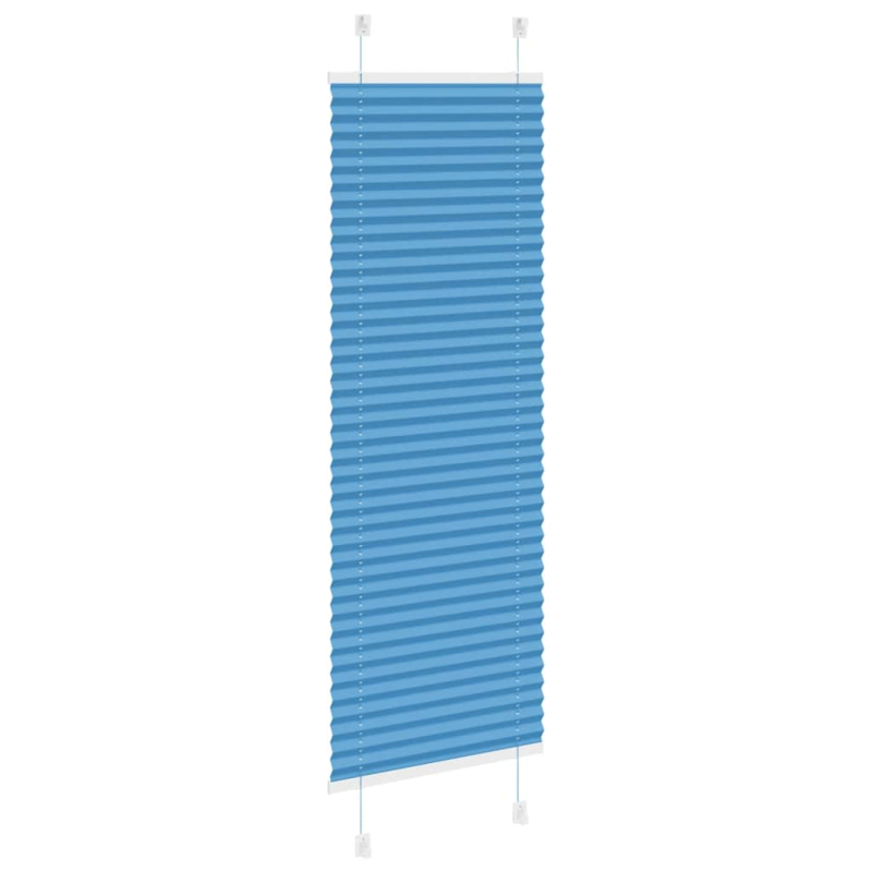Plissee Blau 50x100 cm Stoffbreite 49,4 cm Polyester