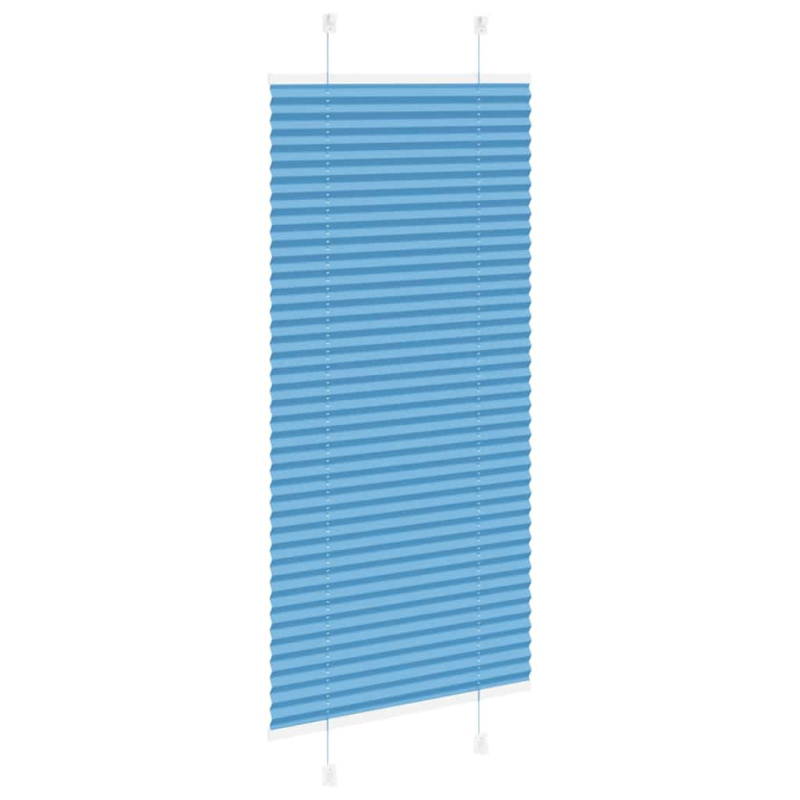 Plissee Blau 60x100 cm Stoffbreite 59,4 cm Polyester