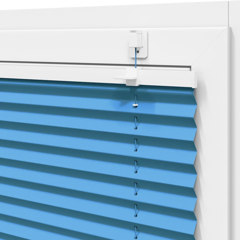 Plissee Blau 70x100 cm Stoffbreite 69,4 cm Polyester