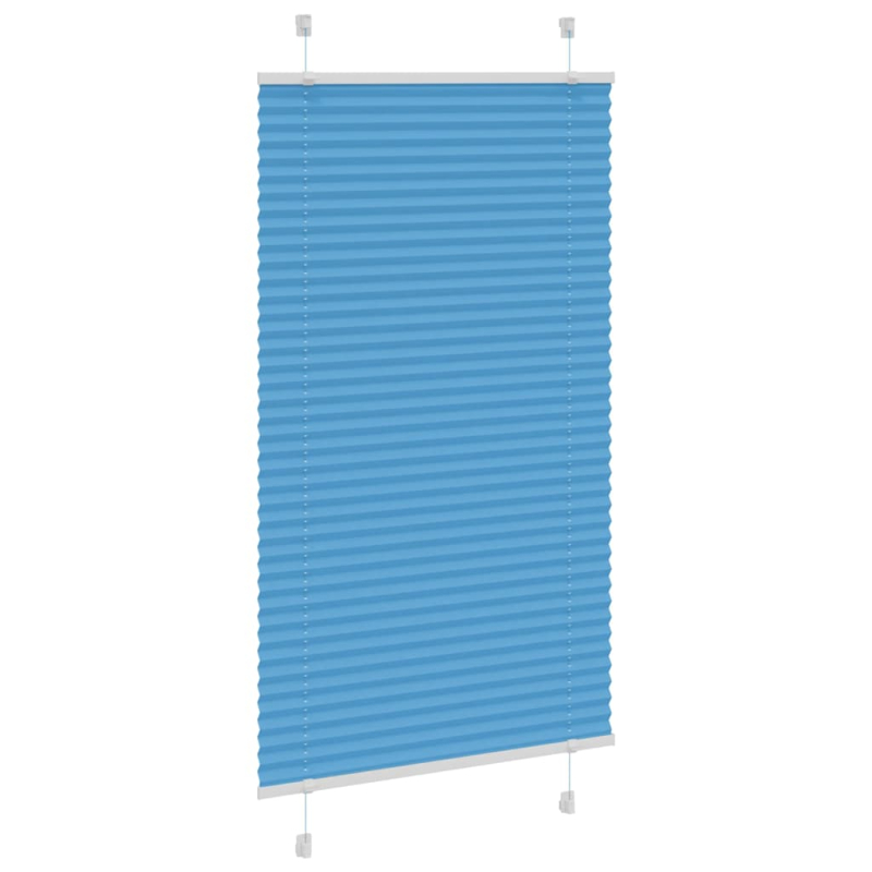 Plissee Blau 70x150 cm Stoffbreite 69,4 cm Polyester