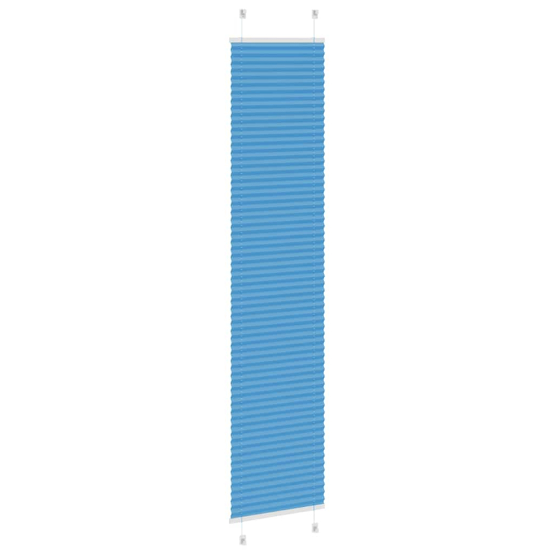 Plissee Blau 45x200 cm Stoffbreite 44,4 cm Polyester