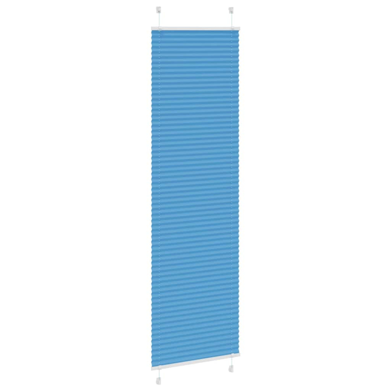 Plissee Blau 65x200 cm Stoffbreite 64,4 cm Polyester