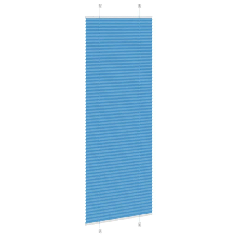 Plissee Blau 70x200 cm Stoffbreite 69,4 cm Polyester