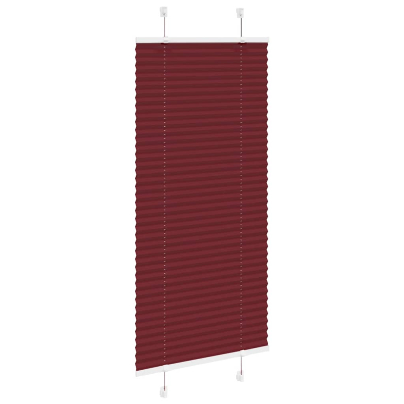 Plissee Bordeauxrot 55x150 cm Stoffbreite 54,4 cm Polyester