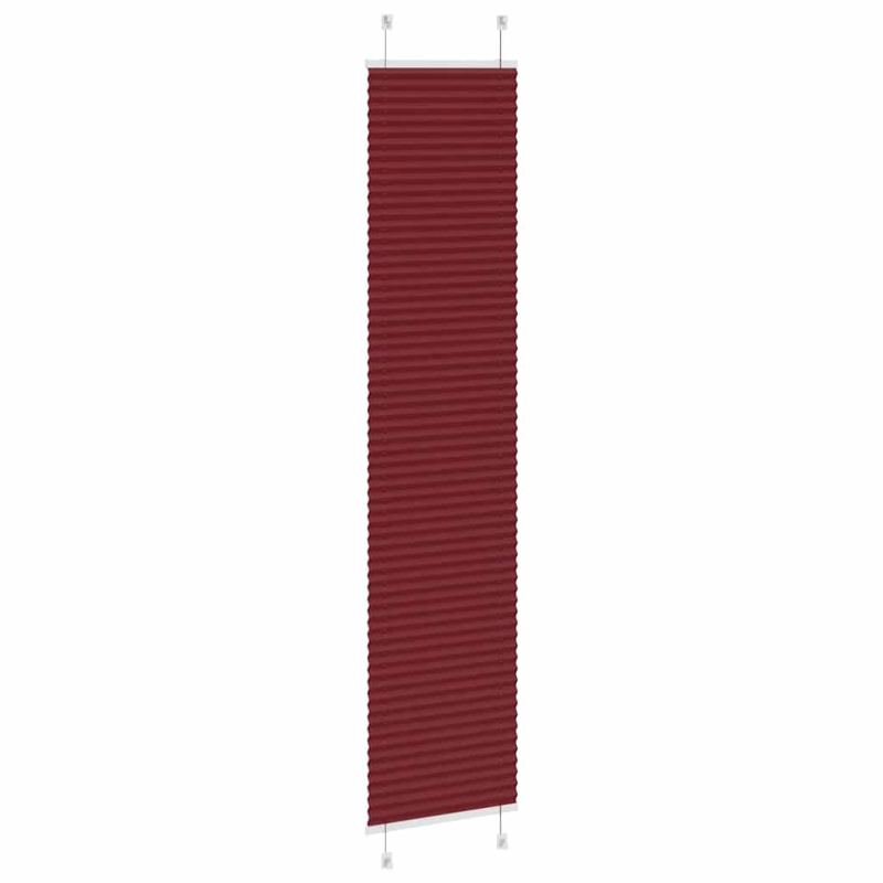 Plissee Bordeauxrot 45x200 cm Stoffbreite 44,4 cm Polyester