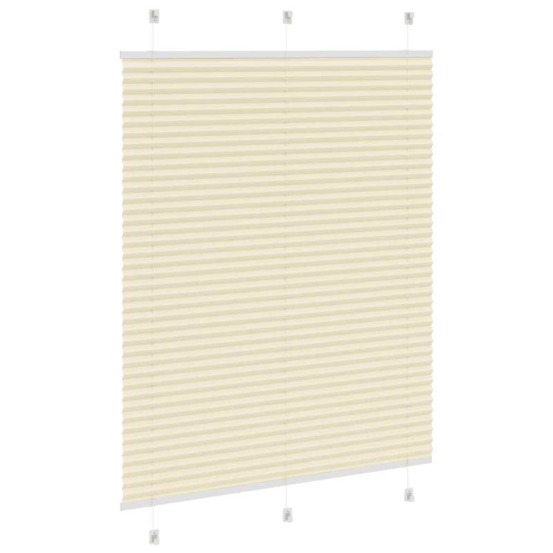 Plissee Creme 110x100 cm Stoffbreite 109,4 cm Polyester