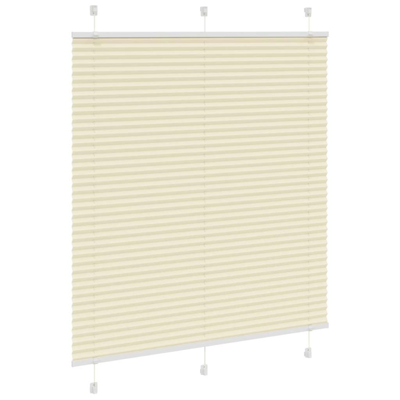 Plissee Creme 115x100 cm Stoffbreite 114,4 cm Polyester